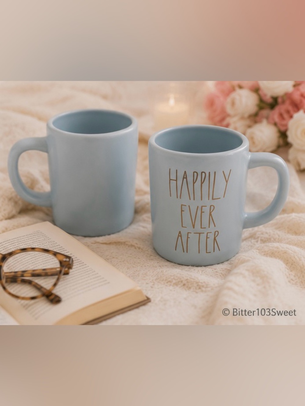 NIB Rae Dunn Happily Ever After Mug